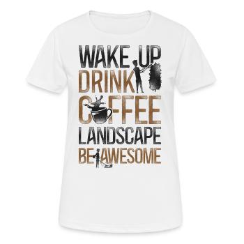 Landscaper Landscaping Landscape - Women's Breathable T-Shirt - white - Front - AI Model Female 172 dark (172cm)