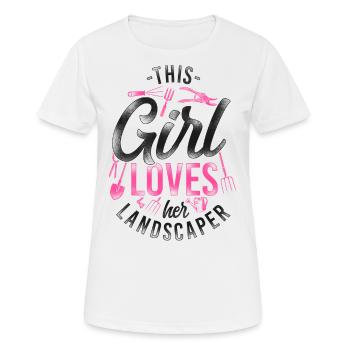 Landscaper Landscaping Landscape - Women's Breathable T-Shirt - white - Front - AI Model Female 172 dark (172cm)