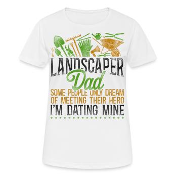 Landscaper Landscaping Landscape - Women's Breathable T-Shirt - white - Front - AI Model Female 172 dark (172cm)
