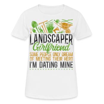 Landscaper Landscaping Landscape - Women's Breathable T-Shirt - white - Front - AI Model Female 172 dark (172cm)