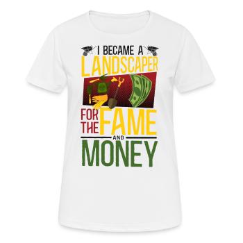 Landscaper Landscaping Landscape - Women's Breathable T-Shirt - white - Front - AI Model Female 172 dark (172cm)