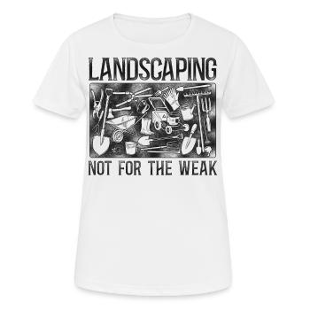 Landscaper Landscaping Landscape - Women's Breathable T-Shirt - white - Front - AI Model Female 172 dark (172cm)