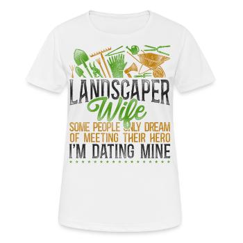 Landscaper Landscaping Landscape - Women's Breathable T-Shirt - white - Front - AI Model Female 172 dark (172cm)