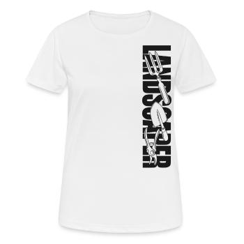 Landscaper Landscaping Landscape - Women's Breathable T-Shirt - white - Front - AI Model Female 172 dark (172cm)