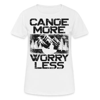 Canoë Canoë Vintage Canoë Plus - T-shirt respirant Femme - blanc - Devant - AI Model Female 172 dark (172cm)