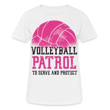Volleyball Player Team Volleyball - Women's Breathable T-Shirt - white - Front - AI Model Female 172 dark (172cm)