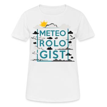 Meteorologist Weather Forecast - Women's Breathable T-Shirt - white - Front - AI Model Female 172 dark (172cm)