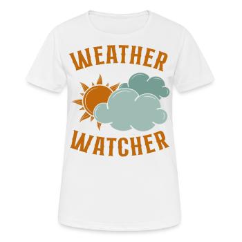 Meteorologist Weather Forecast - Women's Breathable T-Shirt - white - Front - AI Model Female 172 dark (172cm)
