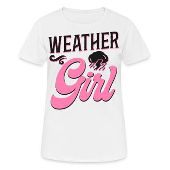 Meteorologist Weather Forecast - Women's Breathable T-Shirt - white - Front - AI Model Female 172 dark (172cm)