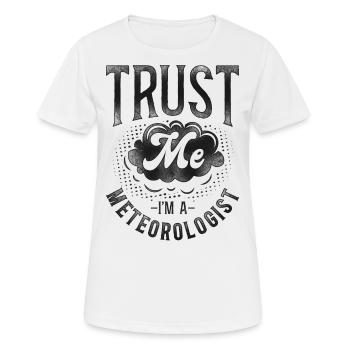 Meteorologist Weather Forecast - Women's Breathable T-Shirt - white - Front - AI Model Female 172 dark (172cm)