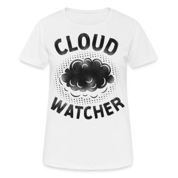 Météorologue Prévisions météorologiques - T-shirt respirant Femme - blanc - Devant - AI Model Female 172 dark (172cm)