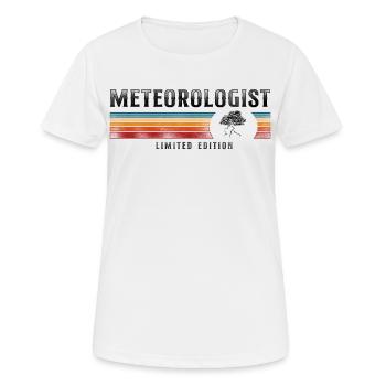 Meteorologist Weather Forecast - Women's Breathable T-Shirt - white - Front - AI Model Female 172 dark (172cm)