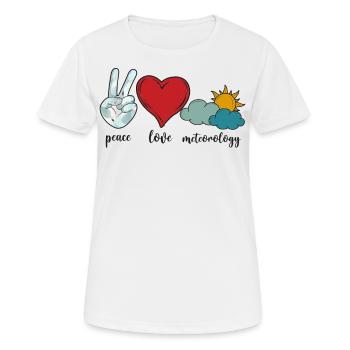 Meteorologist Weather Forecast - Women's Breathable T-Shirt - white - Front - AI Model Female 172 dark (172cm)