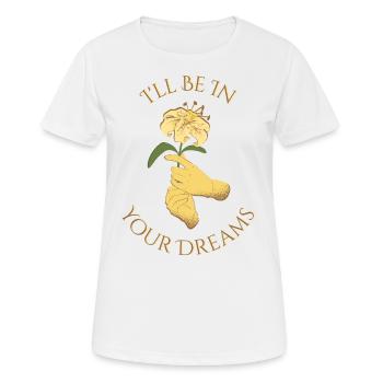Adrian Ivashkov and Sydney Sage Quote Richelle Mea - Women's Breathable T-Shirt - white - Front - AI Model Female 172 dark (172cm)