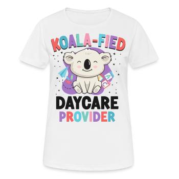 Childcare Daycare Provider Teacher - Women's Breathable T-Shirt - white - Front - AI Model Female 172 dark (172cm)