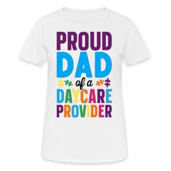 Childcare Daycare Provider Teacher - Women's Breathable T-Shirt - white - Front - AI Model Female 172 dark (172cm)