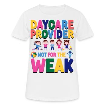 Childcare Daycare Provider Teacher - Women's Breathable T-Shirt - white - Front - AI Model Female 172 dark (172cm)