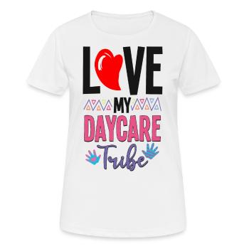 Childcare Daycare Provider Teacher - Women's Breathable T-Shirt - white - Front - AI Model Female 172 dark (172cm)