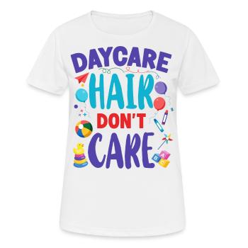 Childcare Daycare Provider Teacher - Women's Breathable T-Shirt - white - Front - AI Model Female 172 dark (172cm)