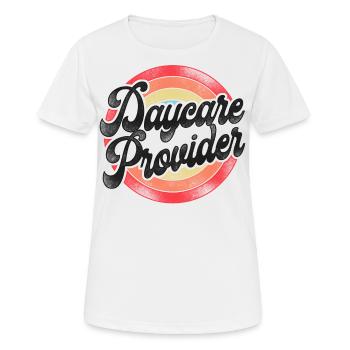Childcare Daycare Provider Teacher - Women's Breathable T-Shirt - white - Front - AI Model Female 172 dark (172cm)