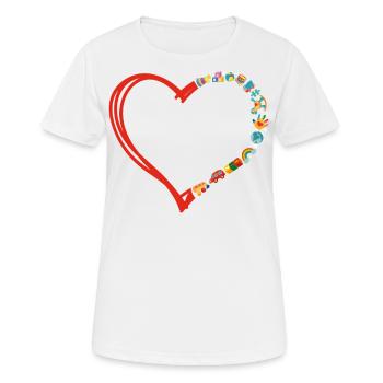 Childcare Daycare Provider Teacher - Women's Breathable T-Shirt - white - Front - AI Model Female 172 dark (172cm)