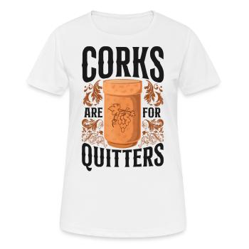 Sommelier Wine Drinking Tasting - Frauen T-Shirt atmungsaktiv - Weiß - Vorne - AI Model Female 172 dark (172cm)