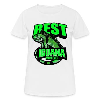 Iguane - T-shirt respirant Femme - blanc - Devant - AI Model Female 172 dark (172cm)
