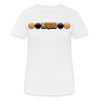 Soyez une légende - T-shirt respirant Femme - blanc - Devant - AI Model Female 172 dark (172cm)