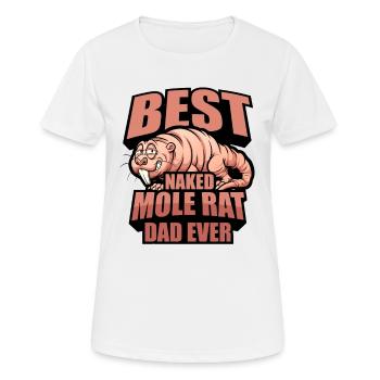 Chiot de sable - T-shirt respirant Femme - blanc - Devant - AI Model Female 172 dark (172cm)