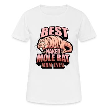 Chiot de sable - T-shirt respirant Femme - blanc - Devant - AI Model Female 172 dark (172cm)