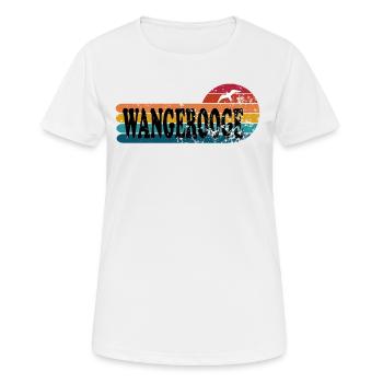 Insel wangerooge ostfriesland - Frauen T-Shirt atmungsaktiv - Weiß - Vorne - AI Model Female 172 dark (172cm)