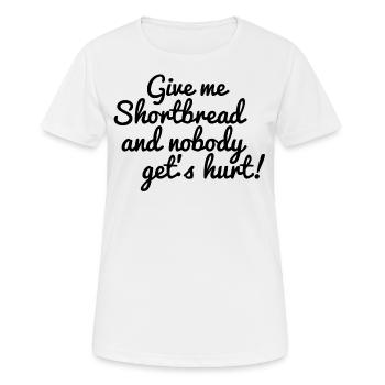 sablés Ecosse - T-shirt respirant Femme - blanc - Devant - AI Model Female 172 dark (172cm)