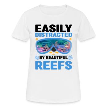 Diver - Women's Breathable T-Shirt - white - Front - AI Model Female 172 dark (172cm)