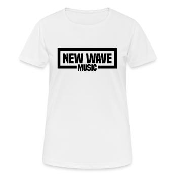 new wave - Women's Breathable T-Shirt - white - Front - AI Model Female 172 dark (172cm)
