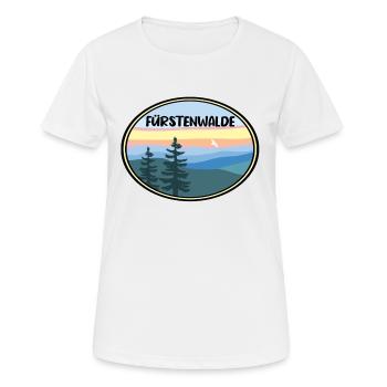 Fürstenwalde Spree - Frauen T-Shirt atmungsaktiv - Weiß - Vorne - AI Model Female 172 dark (172cm)