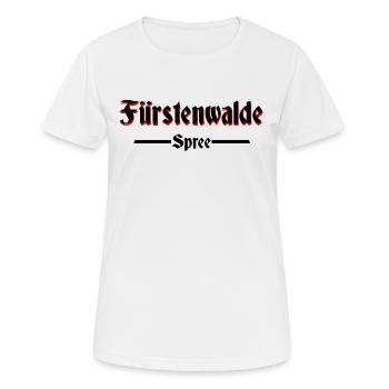 Fürstenwalde Spree - Frauen T-Shirt atmungsaktiv - Weiß - Vorne - AI Model Female 172 dark (172cm)