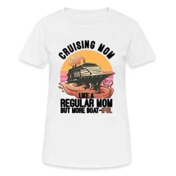Cruise Trip - Women's Breathable T-Shirt - white - Front - AI Model Female 172 dark (172cm)