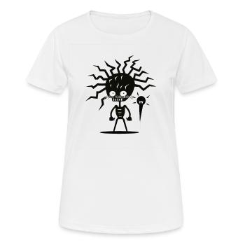 Erweiterte Intelligenz - Frauen T-Shirt atmungsaktiv - Weiß - Vorne - AI Model Female 172 dark (172cm)