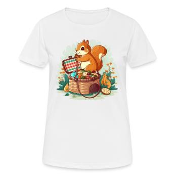Amis de pique- - T-shirt respirant Femme - blanc - Devant - AI Model Female 172 dark (172cm)