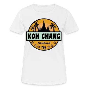 Koh Chang Thailand - Frauen T-Shirt atmungsaktiv - Weiß - Vorne - AI Model Female 172 dark (172cm)