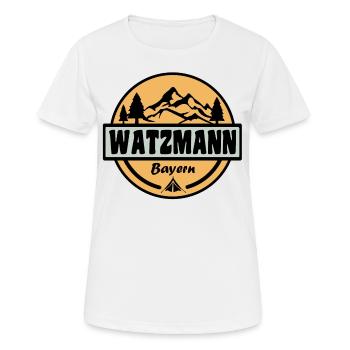 Watzmann - T-shirt respirant Femme - blanc - Devant - AI Model Female 172 dark (172cm)