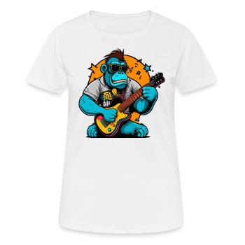 Gorilla Groove - T-shirt respirant Femme - blanc - Devant - AI Model Female 172 dark (172cm)