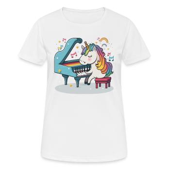 Regenbogen-Harmonie - Frauen T-Shirt atmungsaktiv - Weiß - Vorne - AI Model Female 172 dark (172cm)