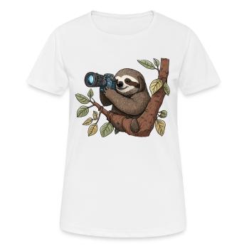 The Slow-Snap - Women's Breathable T-Shirt - white - Front - AI Model Female 172 dark (172cm)