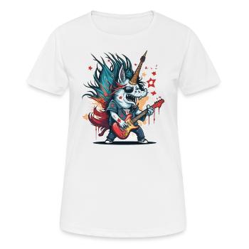Elektrische Harmonie - Frauen T-Shirt atmungsaktiv - Weiß - Vorne - AI Model Female 172 dark (172cm)