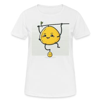 Zitrus-Zirkus - Frauen T-Shirt atmungsaktiv - Weiß - Vorne - AI Model Female 172 dark (172cm)