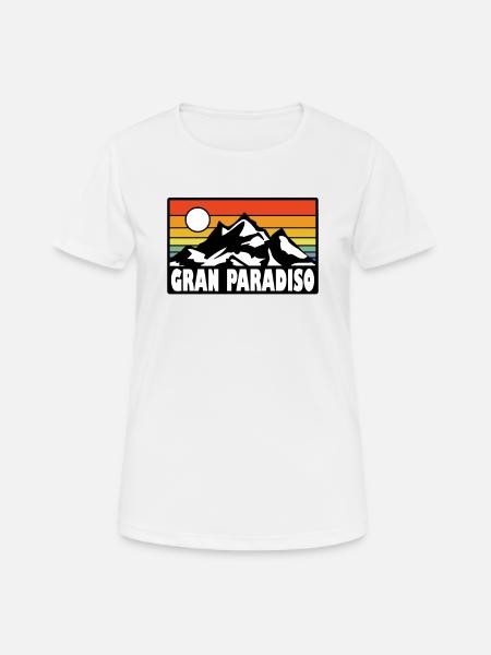 Gran Paradiso - Women's Breathable T-Shirt - white