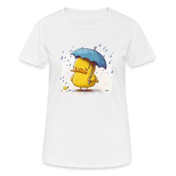 Quack Attack - Women's Breathable T-Shirt - white - Front - AI Model Female 172 dark (172cm)
