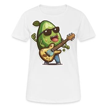 Avocado-Riff - Frauen T-Shirt atmungsaktiv - Weiß - Vorne - AI Model Female 172 dark (172cm)