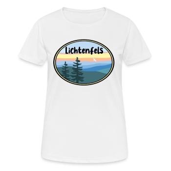 Lichtenfels - Frauen T-Shirt atmungsaktiv - Weiß - Vorne - AI Model Female 172 dark (172cm)